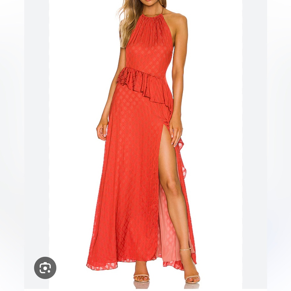 LPA Alessa Halter Maxi Dress